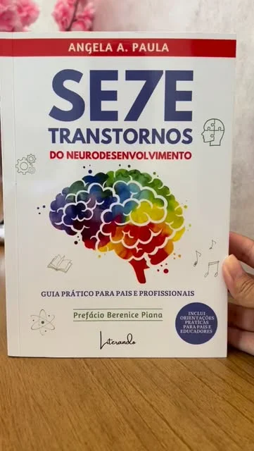 Fotografia real do livro Sete Transtornos do Neurodesenvolvimento, publicada no Instagram da Literando